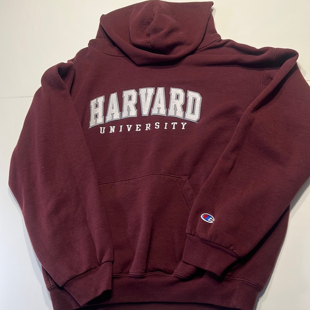 Harvard university champions maroon hoodie size s/yl